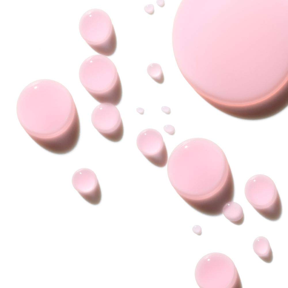 Sunday Riley Pink Drink close-up of liquid texture highlighting lightweight absorbency benefit