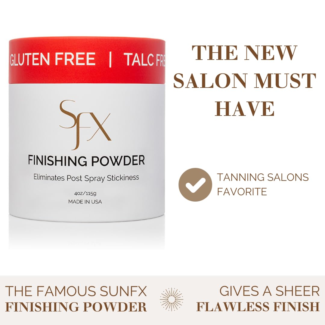 SunFX label close-up highlighting talc-free vegan certifications