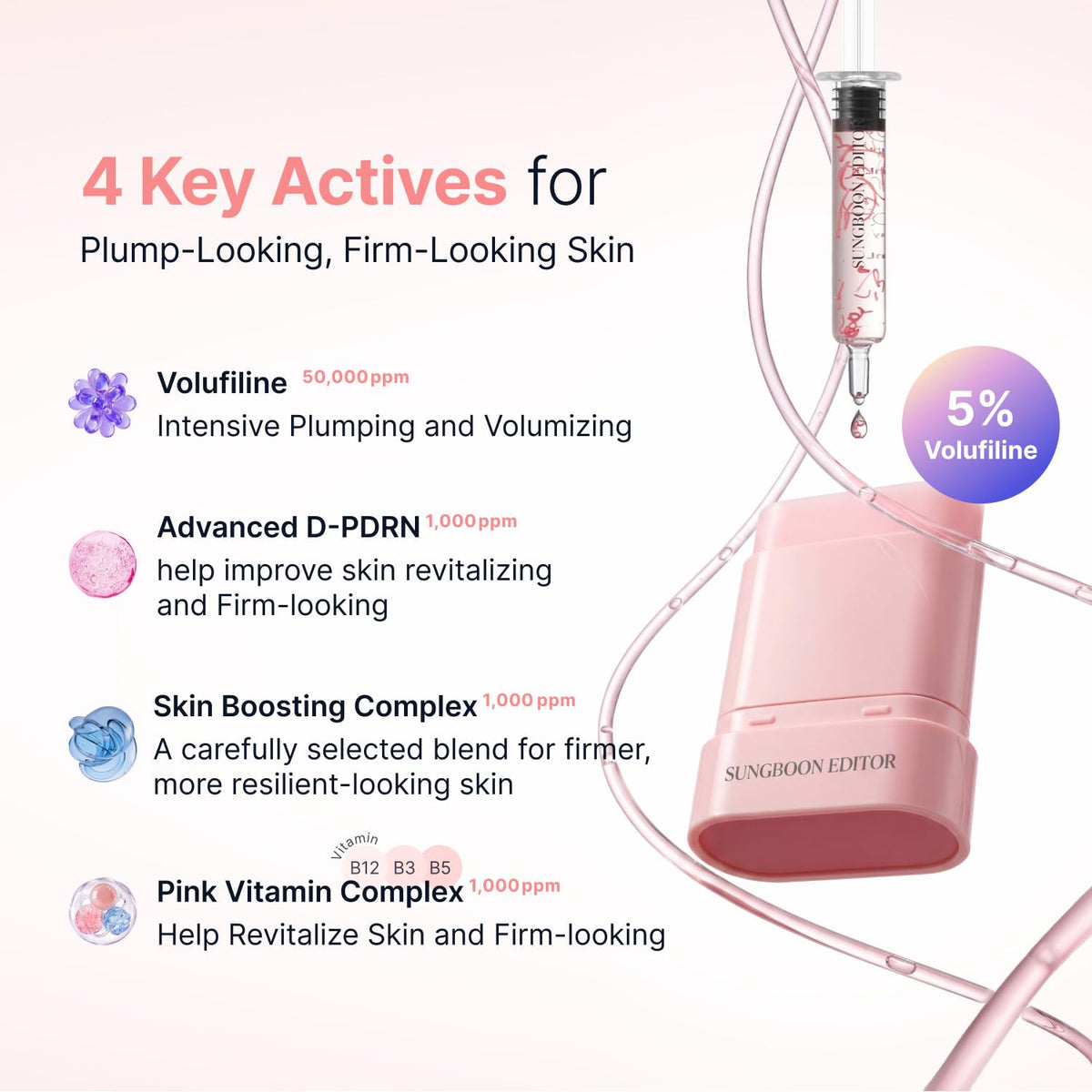 SUNGBOON EDITOR applying balm to cheek for instant plumping glow