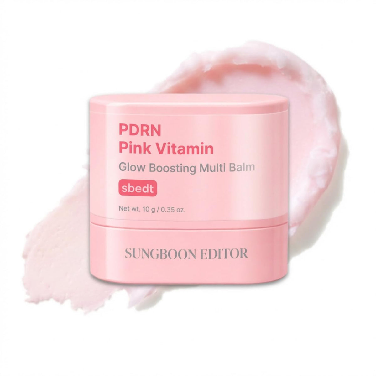 SUNGBOON EDITOR balm stick front packaging showing product benefits