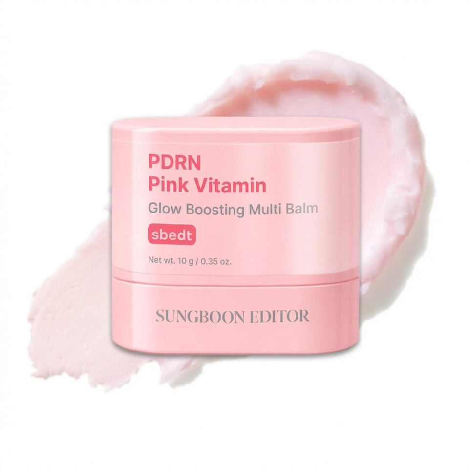 SUNGBOON EDITOR balm stick front packaging showing product benefits