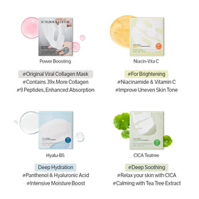 SUNGBOON EDITOR before and after side-by-side demonstrating improved hydration and smoother look