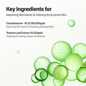 SUNGBOON EDITOR centella leaf water close-up illustrating calming benefit