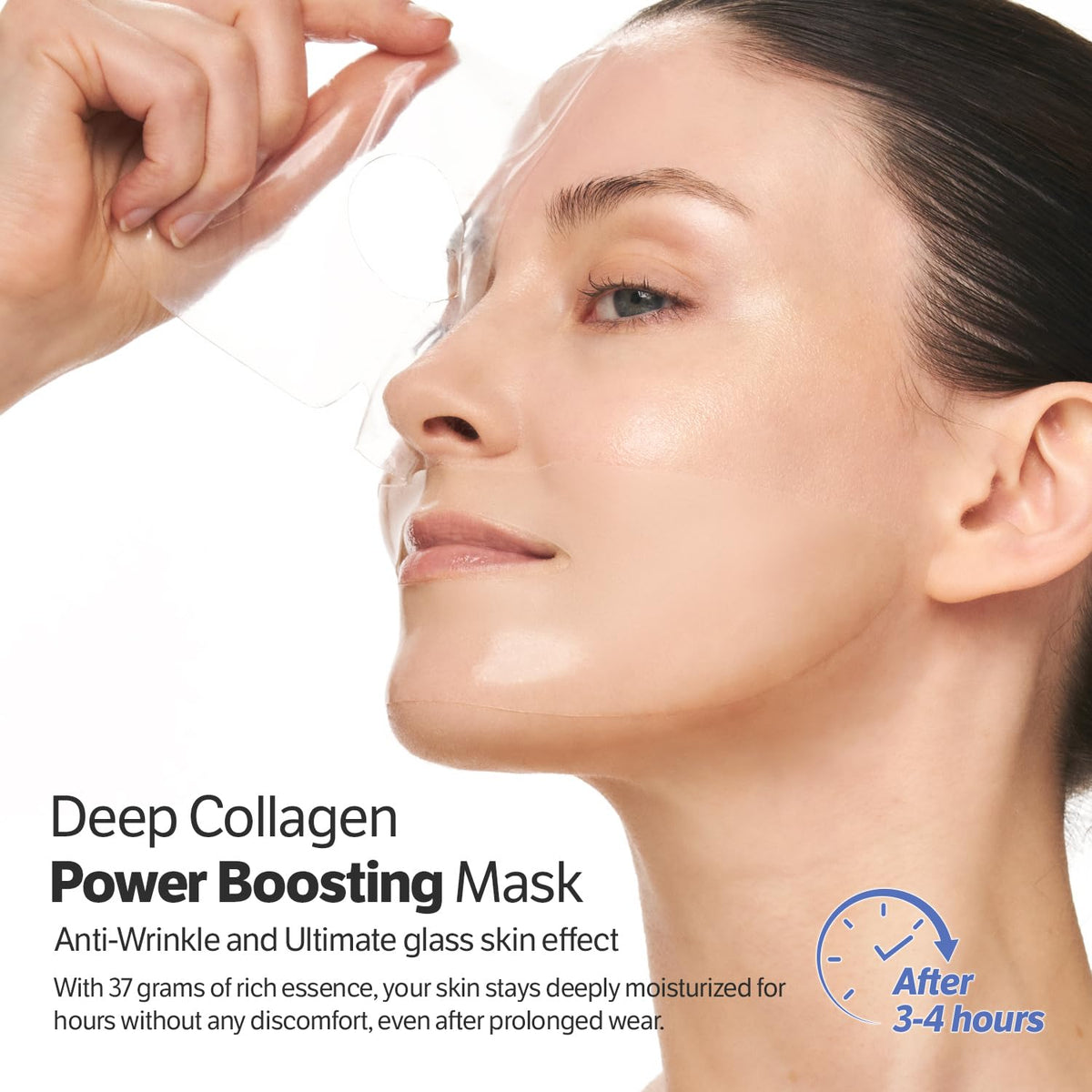 SUNGBOON EDITOR mask being applied to face for intense moisture