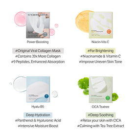 SUNGBOON EDITOR size comparison illustrating single sachet portability and travel ease