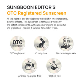 SUNGBOON EDITOR under makeup showing primer effect and pore blurring