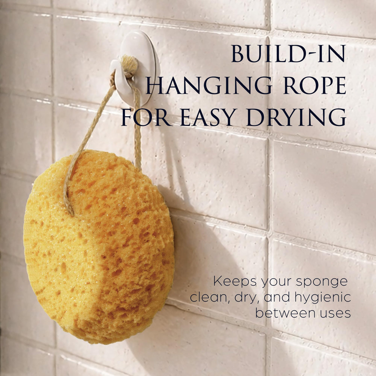 Sunlite Sports Spongentle in bathroom lifestyle setting showing durable everyday use