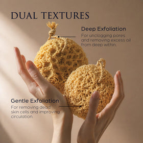 Sunlite Sports Spongentle smooth side close-up showing soft surface for gentle cleansing