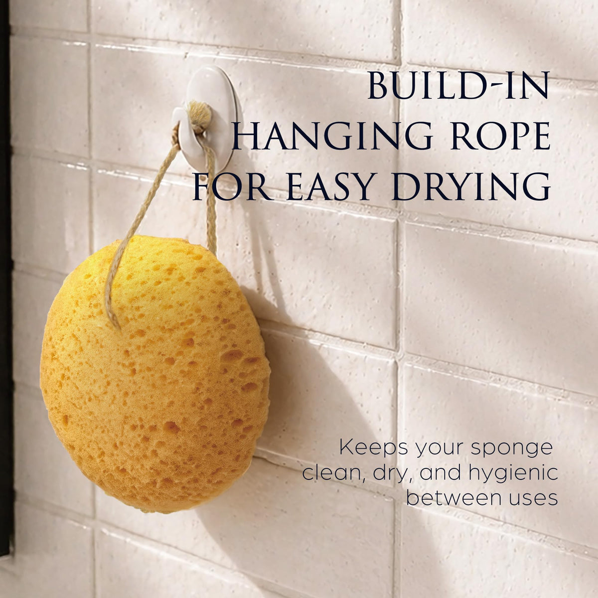 Sunlite Sports Spongentle held in hand to show large size and comfortable grip