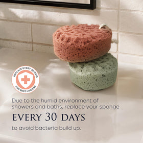 Sunlite Sports Spongentle producing rich lather showing soap-saving foam benefit