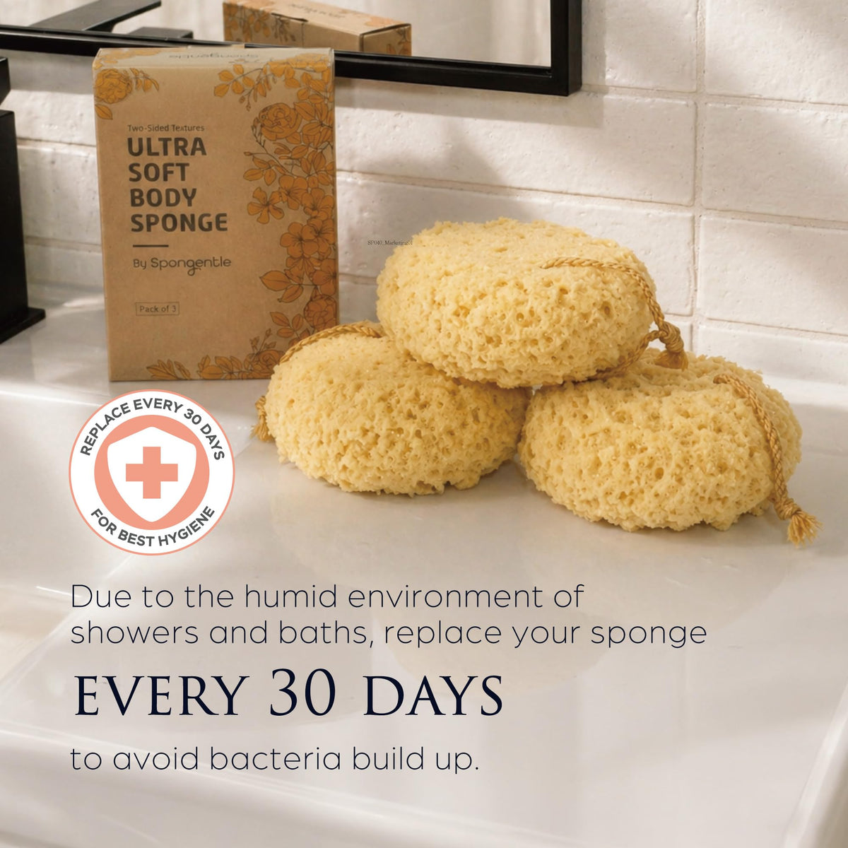 Sunlite Sports Spongentle producing rich soapy lather showing 37% more foam