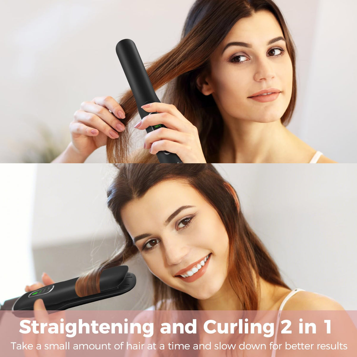 SUNMAY inside a handbag ready for travel-ready quick styling touch-ups