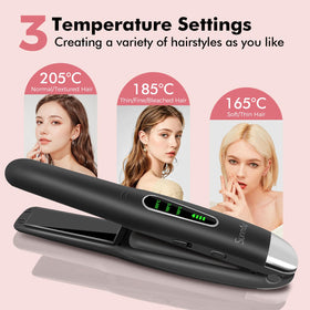 SUNMAY control panel with three temperature settings for precise styling