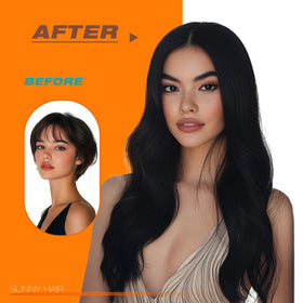 Sunny Hair styled curled look for versatile heat styling