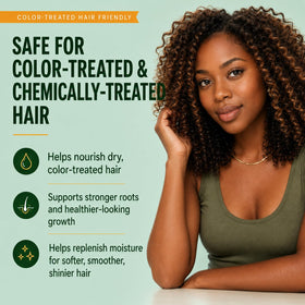 Sunny Isle sealing braid in protective style, brand locks moisture and reduces frizz