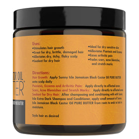 applying Sunny Isle butter to hair edges to nourish and seal fragile strands for improved manageability