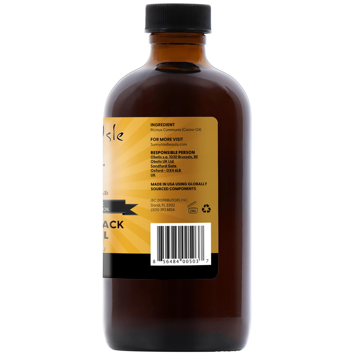 Sunny Isle bottle on bathroom shelf in lifestyle setting to show everyday beauty routine use
