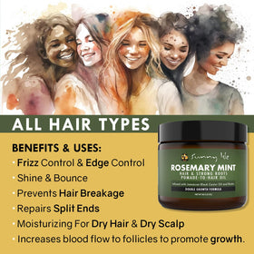 Sunny Isle applying pomade to scalp demonstrating gentle application benefits