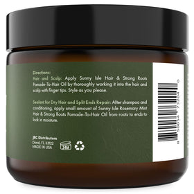Sunny Isle 5 oz jar next to common objects for scale, clarifies product size
