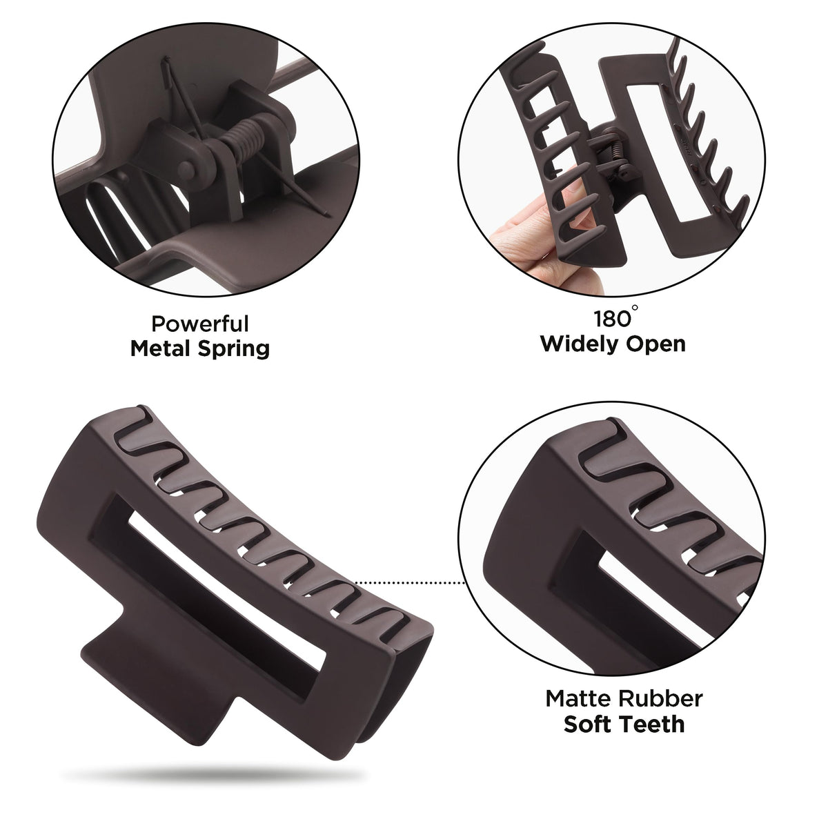 Sunolga detailed view of teeth and spring offering secure hold