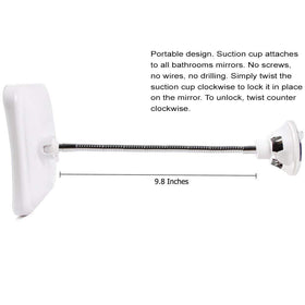 SunplusTrade hand holding mirror for scale showing compact size benefit fits small spaces