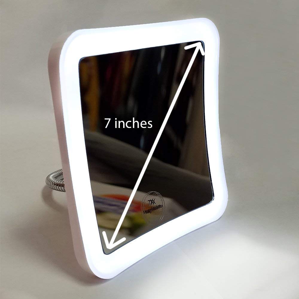 SunplusTrade suction cup attached to bathroom mirror showing tool-free mounting benefit easy setup