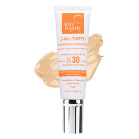 Suntegrity front packaging showing SPF 30 and tinted moisturizer benefit