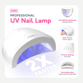 SUNUV base and no-wipe top coats closeup for smooth glossy finish