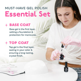 SUNUV brush applying base coat highlighting smooth application and precise control