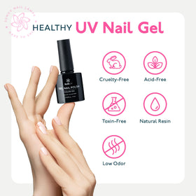 SUNUV lifestyle desk manicure setup offering convenient home salon