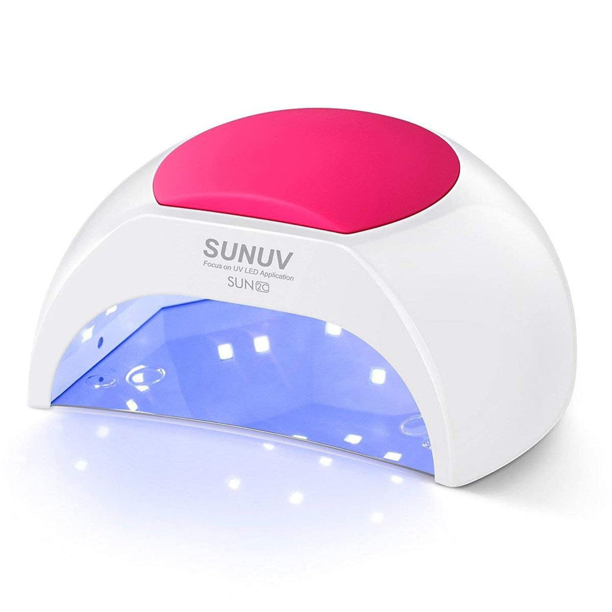 SUNUV SUN2C front view in rose showing compact design and quick curing