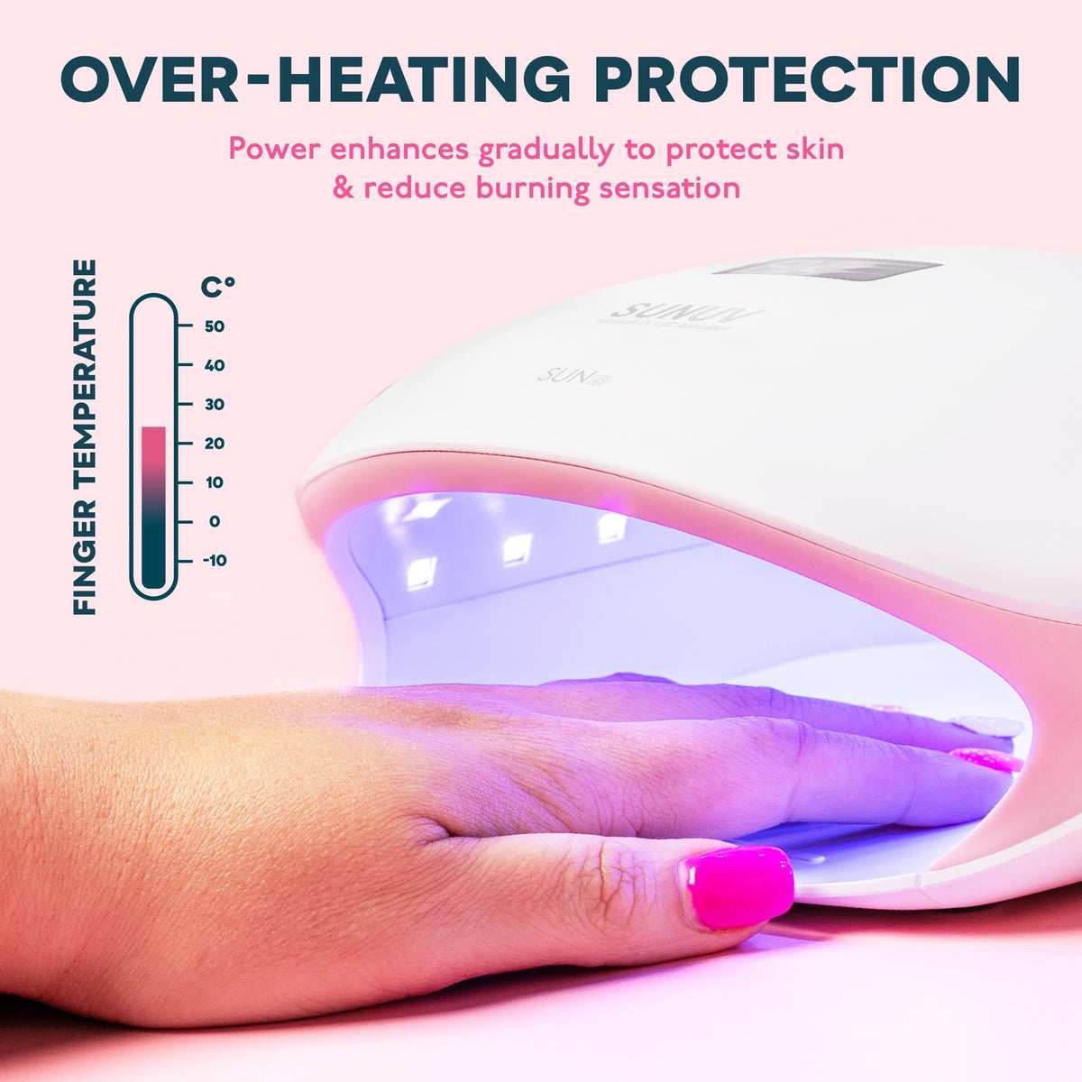 SUNUV SUN4S motion sensor demo illustrating hands-free automatic activation