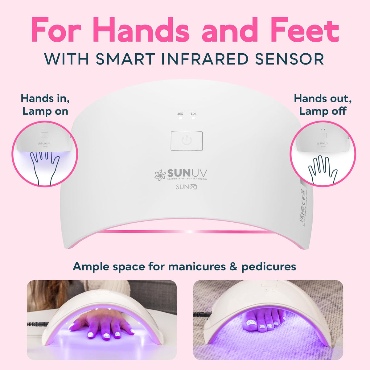 SUNUV SUN9C side profile highlighting compact size and space-saving design benefit