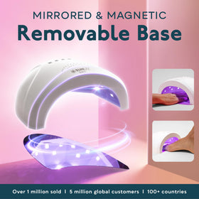 SUNUV SUNone set up for pedicure showing versatility and comfort