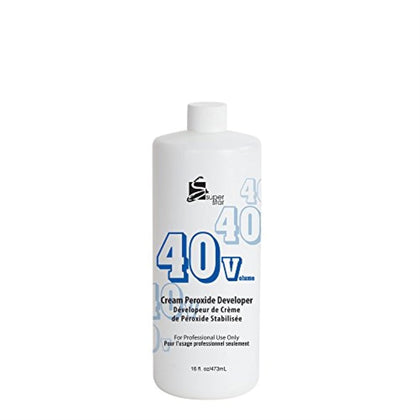 Super Star front label on 16 oz developer bottle showing clear product identity and benefits