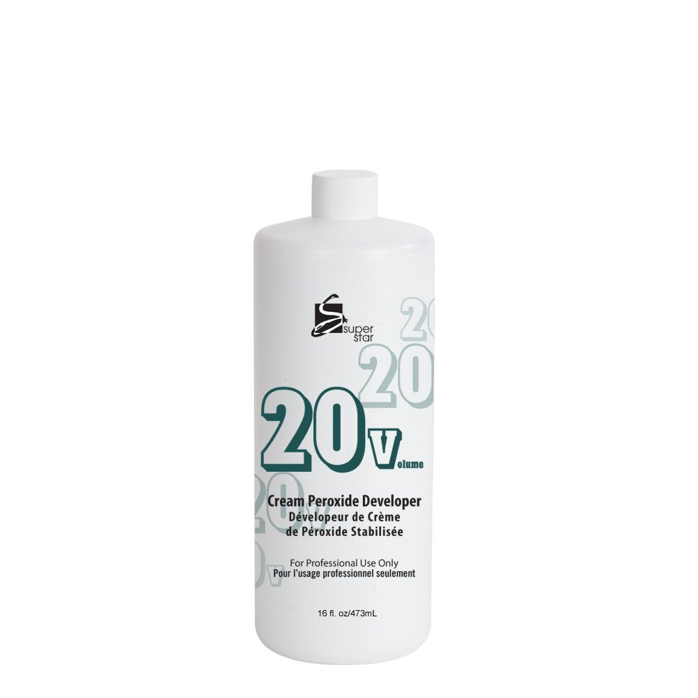 Super Star front packaging cream developer shows non‑drip consistency for precise application