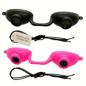 Super Sunnies front packaging showing two goggles and benefits