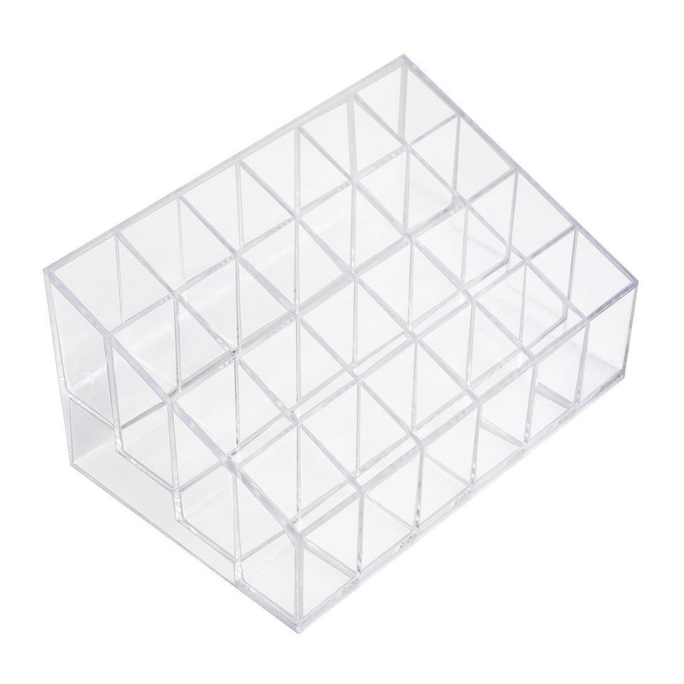 Super Z Outlet front view showing clear organizer for quick selection