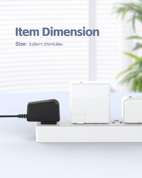 Superer cable length layflat displaying 5ft cord for flexible placement
