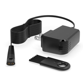 Superer front adapter view showing compact charger and benefit of portability