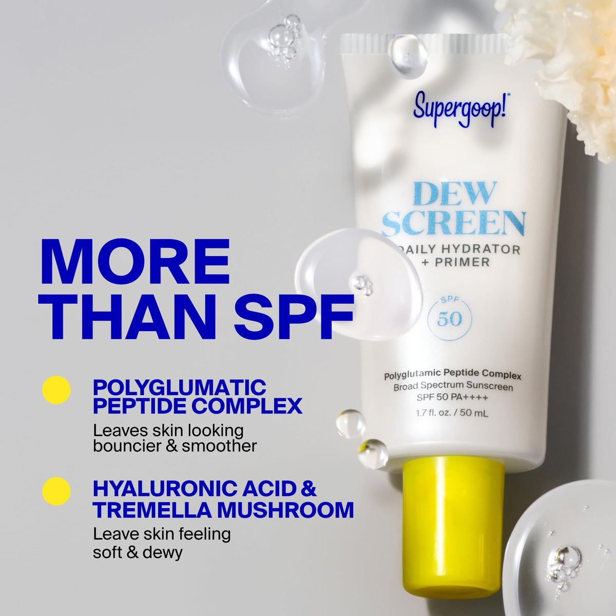 Supergoop! product in daylight lifestyle scene protecting skin outdoors