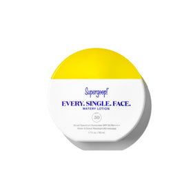 Supergoop! front packaging showing SPF 50 for confident protection