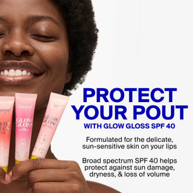Supergoop! ingredient close-up highlighting shea butter moisturizing effect