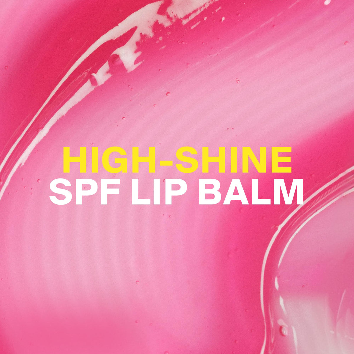 Supergoop! texture close-up swirl showing creamy, non-sticky gloss benefits