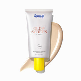 Supergoop! Glowscreen front packaging showing SPF 40 for daily glow