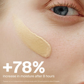 Supergoop! Glowscreen used as primer under foundation for smooth makeup application
