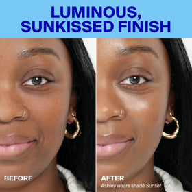 Supergoop! pump and label closeup showing SPF 40 and product details