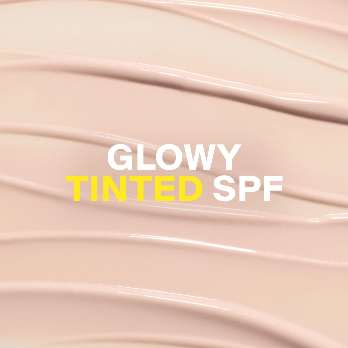 Supergoop! Glowscreen texture swipe highlighting creamy hydrating finish