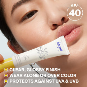 Supergoop! texture close-up demonstrating lightweight non-sticky finish
