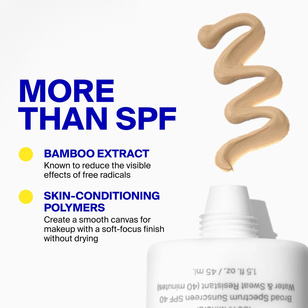 Supergoop! tube in a daily bag highlighting travel-friendly use